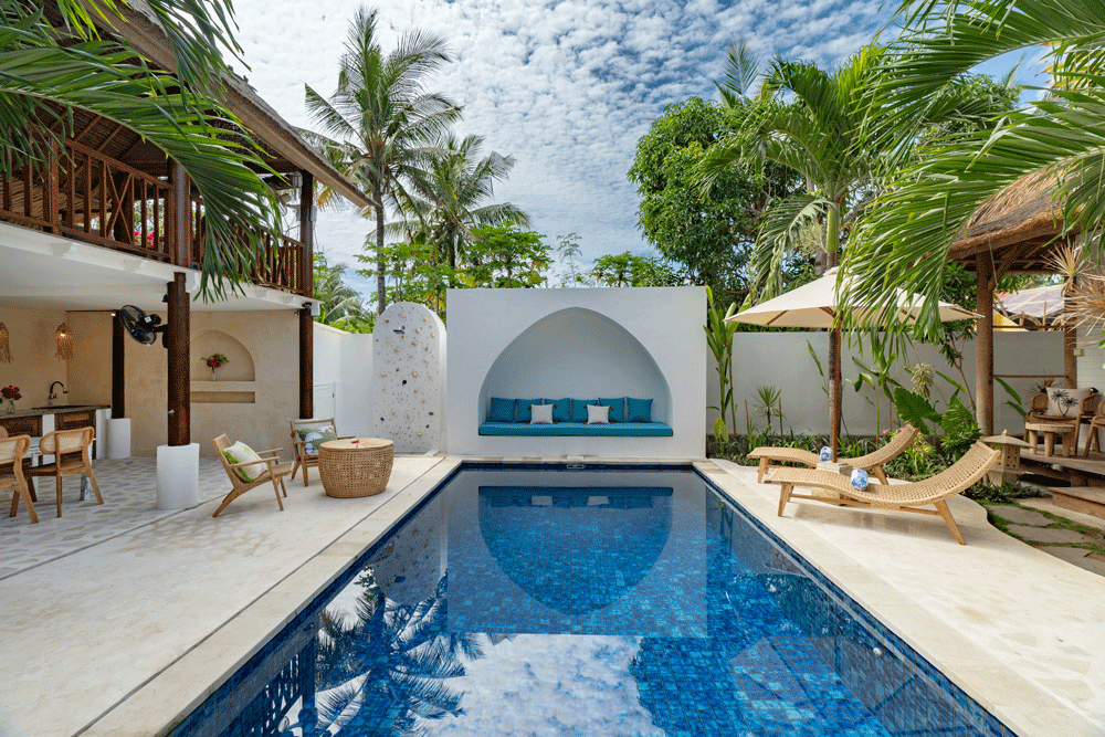 Outdoor View with Swimming Pool